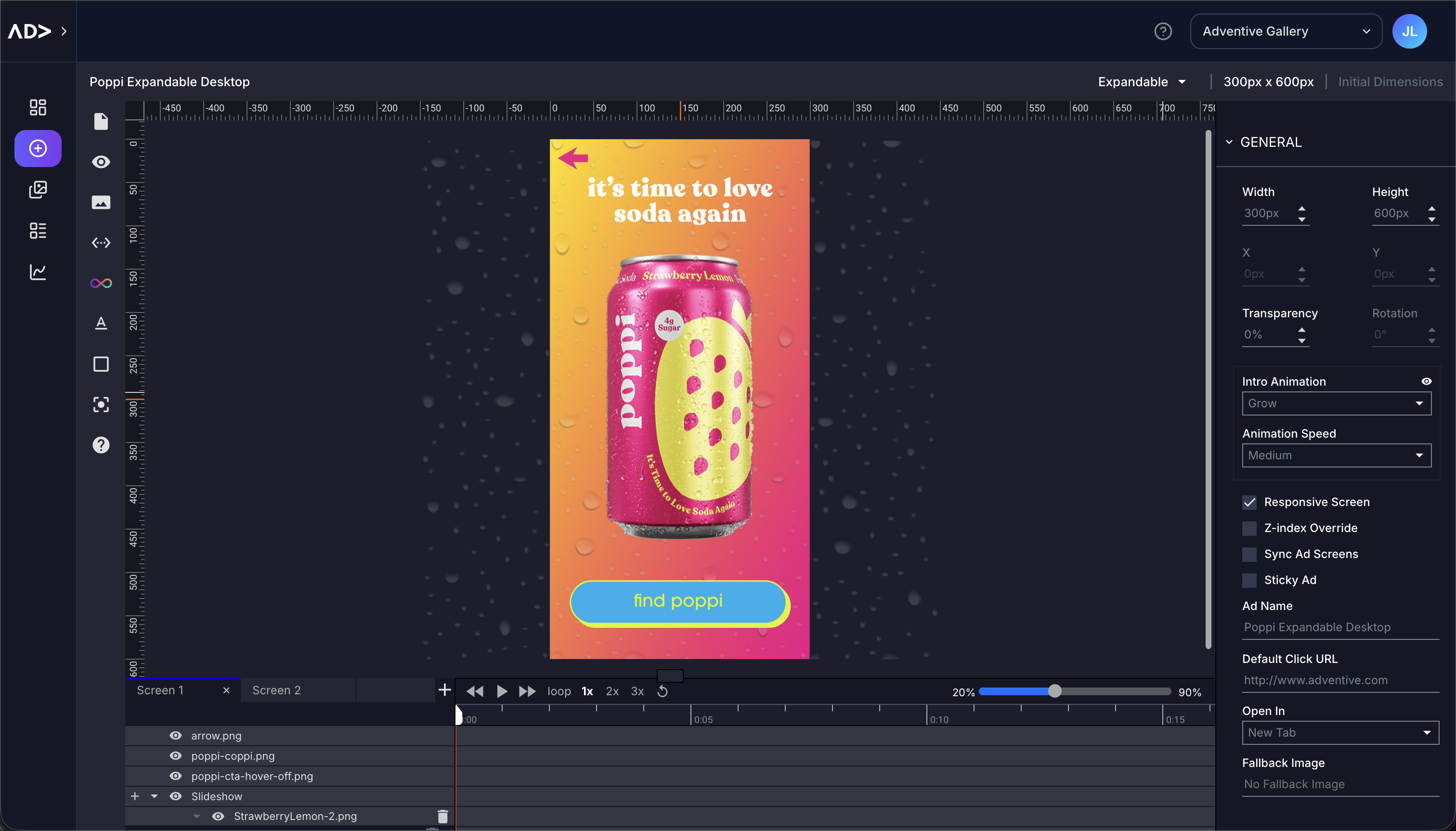 Platform - Rich Media Ad Builder, Server & Analytics | Adventive